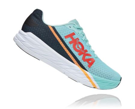 Hoka Rocket X - Tenis Mulher Azuis / Pretas | PT-Q4wbSg5